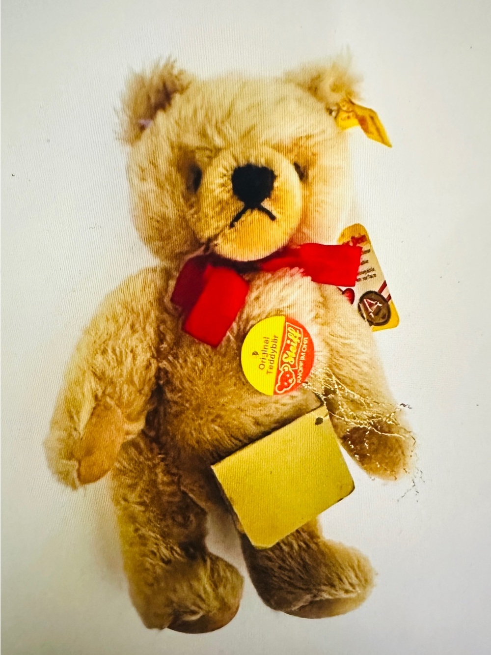 Steiff Original Jointed Teddy Bear 0201/26 Austria  Signed By Otto Hans Steiff